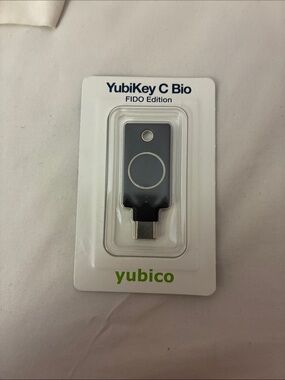 YubiKey C Bio (FIDO) USB-C Security Key - Black